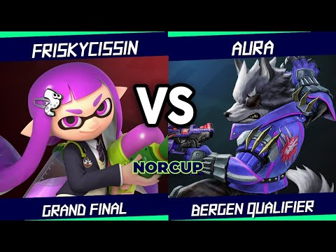 Norcup Bergen Qualifier GF // FriskyCissin (Inkling, Mii Brawler) VS Aura (Wolf, Cloud, Min-Min)