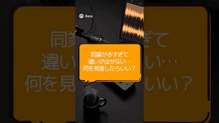 同業が多すぎて違いが出せない…何を見直したらいい？