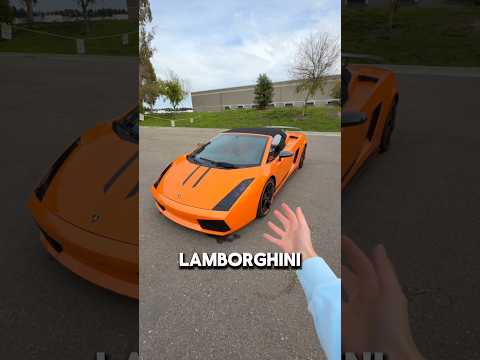 How To Drive A Lamborghini Gallardo! #shorts