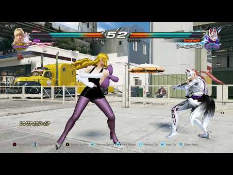 blonde teddy kicks mobs ass tekken 7 lili vs kunimitsu leroy eliza
