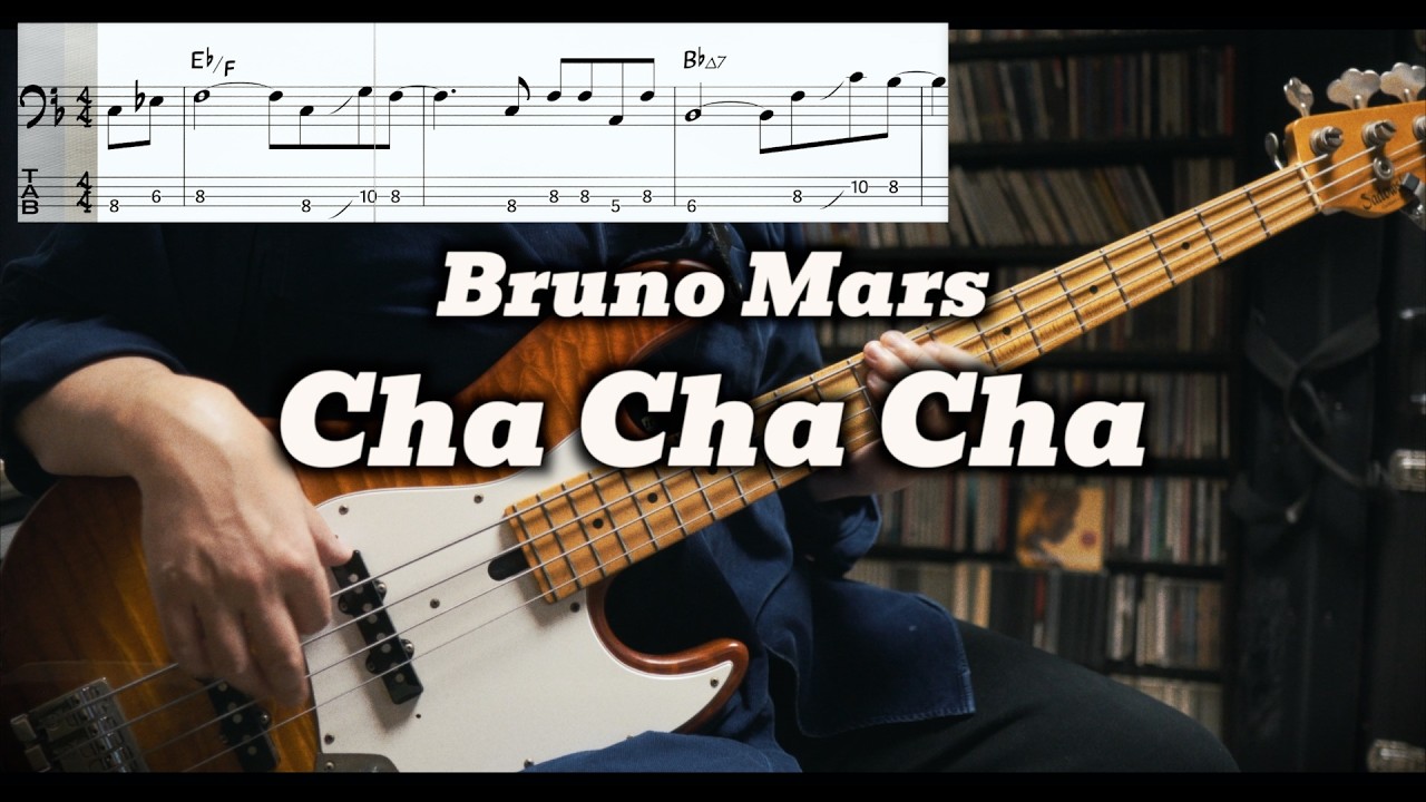 Bruno Mars - Cha Cha Cha (Bass Cover with TABS) *Get the PDF on Patreon