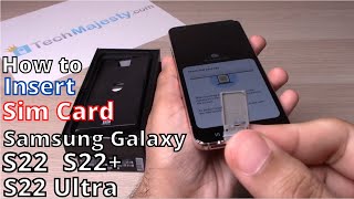 How to Insert Sim Card Samsung Galaxy S22 / S22+ (Plus) / S22 Ultra