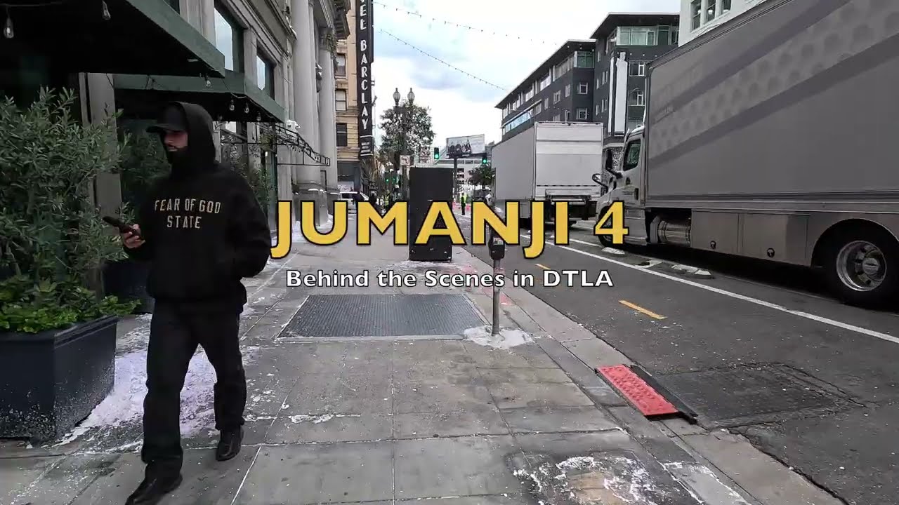 Jumanji 4 Filming in Downtown LA – Behind the Scenes!