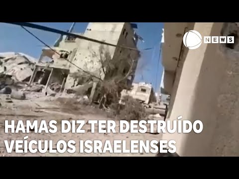 Hamas diz ter destruído mais de 160 veículos israelenses