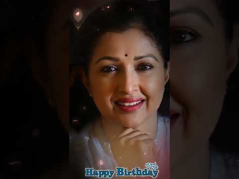 Gautami Tadimalla, known mononymously as Gautami, is an Indian actor  birthday wishes