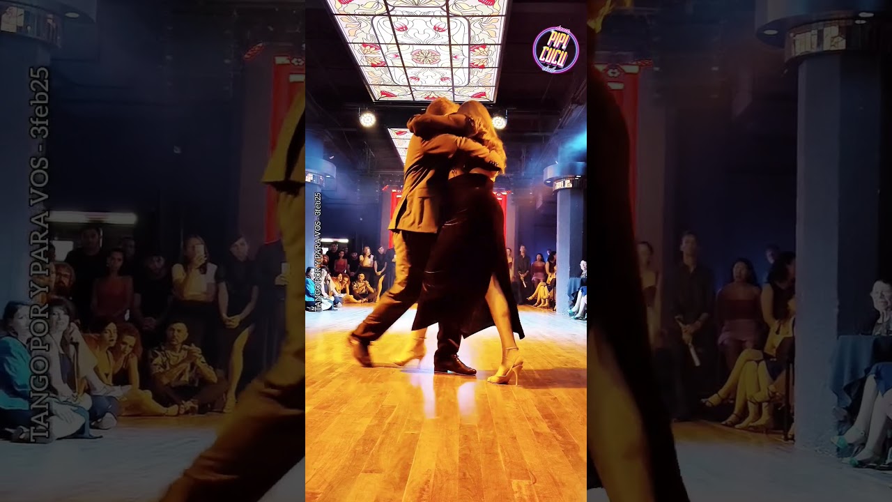 En el Salon (Tanturi) Maria Ines Bogado y Sebastian Arrua. Pipi Cucu Milonga 3feb25  shot