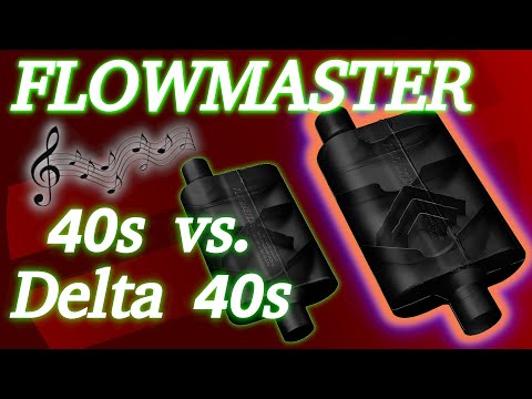 FlowMaster 40s vs 40 Series Delta Flows on a Fox Body Mustang