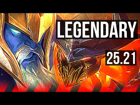 PANTHEON vs MORDEKAISER (TOP) | 6 solo kills, Legendary | EUW Master | 25.21