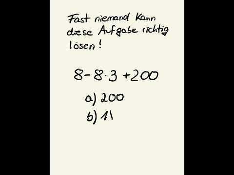 Fast niemand löst diese Aufgabe richtig! #mathe #mathetipps #matherätsel #mathequiz #schule #trick