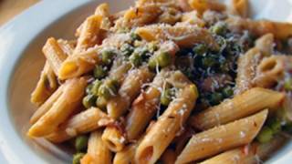 Penne Pasta with Peas and Prosciutto Video