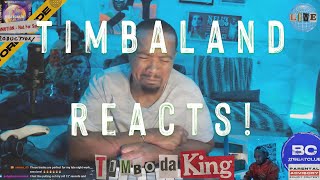 TIMBALAND REACTS TO MY BEAT!