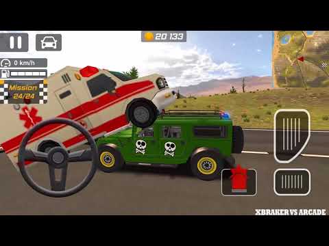 Police Drift Car Driving Simulator | Green Police Hammer 4x4 Driving - Android Gameplay 2018
