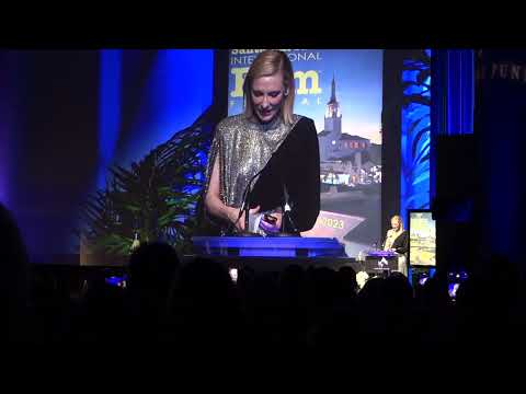 SBIFF 2023 - "Tar" Director Todd Field Presents Cate Blanchett Outstanding Performer Award