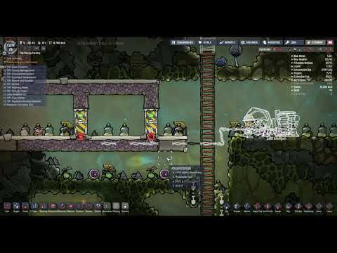 Oxygen Not Included: The Plucky Factory, Ep 8; Airlock is done.