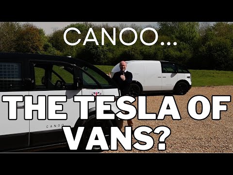 The TESLA of Vans(?) FIRST DRIVE! The @canoo makes it to UK Shores! And boy it's good! #ev