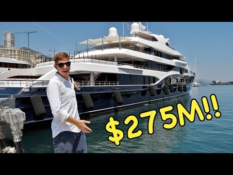 ASKING BILLIONAIRES TO GET ON THEIR YACHTS IN MONACO