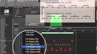 Logic Pro X - Video Tutorial 32 - MIDI Quantization, pt. 1 - Event-based Quantization