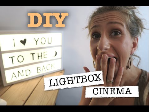 DIY Light BOX (cartel luminoso)
