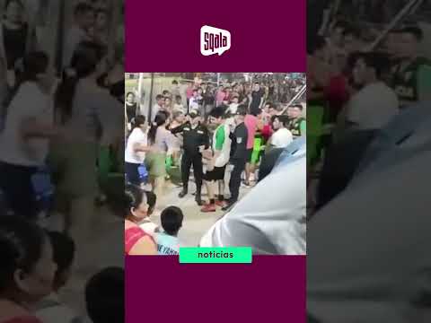 CONDORCANQUI: Madre de familia agrede a alumno durante partido escolar