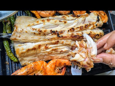 Juicy Blue Marlin, No Burns! Easy DomieWorks Charcoal Grill Recipe