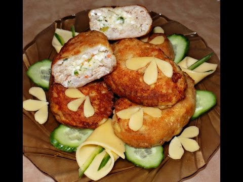 Мясные Зразы "Птичье молоко"с сыром и яйцом,очень вкусные!