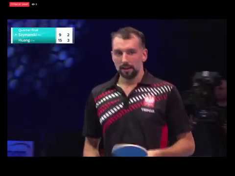World championships of Ping Pong 2018 Szymanski-Huang Last8