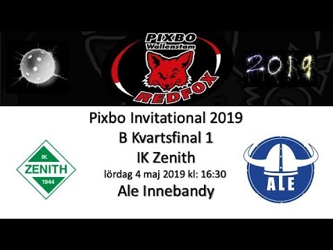 Pixbo Invitational 2019 B Kvartsfinal Ett IK Zenith - Ale Innebandy 20190504