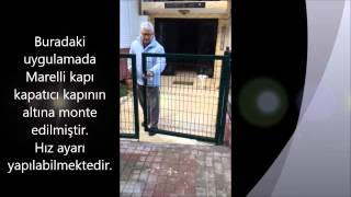 Bahçe (alüminyum, ahşap) kapılarınızı nasıl otomatik olarak kapatırsınız? (www.h