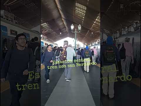 Estación central en Santiago