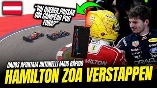 HAMILTON DÁ "INVERTIDA" EM MAX PÓS GP ÁUSTRIA / DADOS DO GP / FERRARI LENTA / TRETA NA VCARB