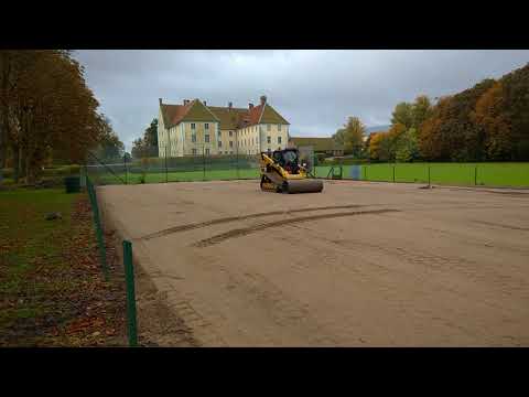 Packnin av tennisbana