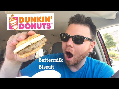 Dunkin Donuts Fixin Sausage and Egg Buttermilk Biscuit Review