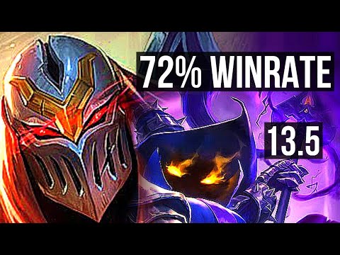 ZED vs VEIGAR (MID) | 17/1/5, 72% winrate, Quadra, Legendary | TR Grandmaster | 13.5