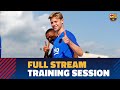 First session of the final day before the trip to Japan