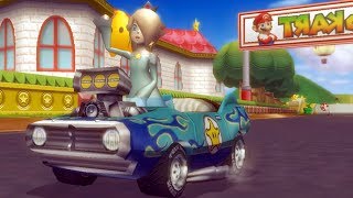 Mario Kart Wii - Leaf Cup Mirror Mode (Rosalina Gameplay)