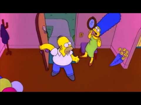 The Simpsons - Homer finally learns Marge is pregnant (S6Ep13)