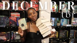 December 2025 TBR | Reading Challenge | Reading from my Bookshelf | Bookmas Day 1 || BookedoCharity