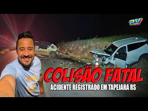 (( MORTE NA RODOVIA )) Motorista MORRE em acidente registrado na ERS-463 em Tapejara RS