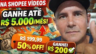COMO GANHAR DINHEIRO NA SHOPEE VÍDEOS DO ZERO Passo a Passo Afiliado Quer aprender como ganhar RENDA