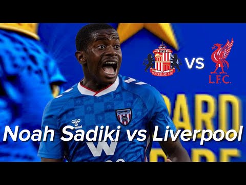 Noah Sadiki vs Liverpool 🔥 Les Meilleurs Moments !