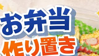 お弁当作り置き作ってみた第1弾