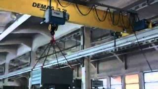 preview picture of video 'Modex 2012 Electric Chain Hoist Wire Rope hoist and Overhead Bridge Crane'