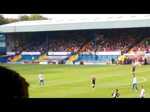 Bury v Wigan - Bury fans singing