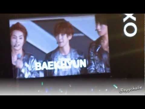 [HD Fancam] 120922 SMTOWN Jakarta - EXO intro