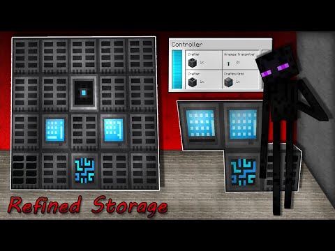 Minecraft Refined Storage: Grundlagen der Massenspeicherung Tutorial german [1.19 & 1.18]