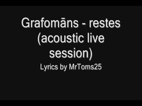 Grafomāns - Restes (acoustic live session) lyrics, lirikas, vārdi