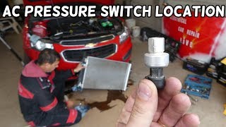 CHEVROLET CRUZE AC PRESSURE SWITCH LOCATION REPLACEMENT