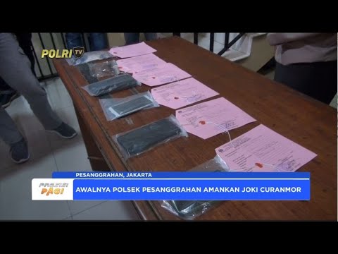 POLSEK PESANGGRAHAN TANGKAP 4 PENCURI MOTOR