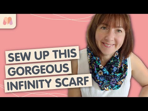 How to make an Infinity Scarf | Transitional Wardrobe Sewalong