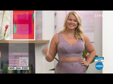 Rhonda Shear 3pack PinUp Bra with Removable Pads